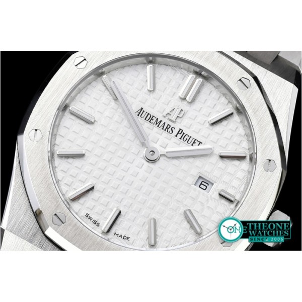 Audemars Piguet - Royal Oak Ladies 33mm SS/SS Wht JF Swiss ETA Quartz