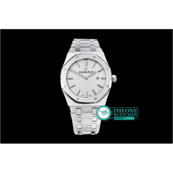 Audemars Piguet - Royal Oak Ladies 33mm SS/SS Wht JF Swiss ETA Quartz