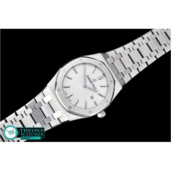 Audemars Piguet - Royal Oak Ladies 33mm SS/SS Wht JF Swiss ETA Quartz