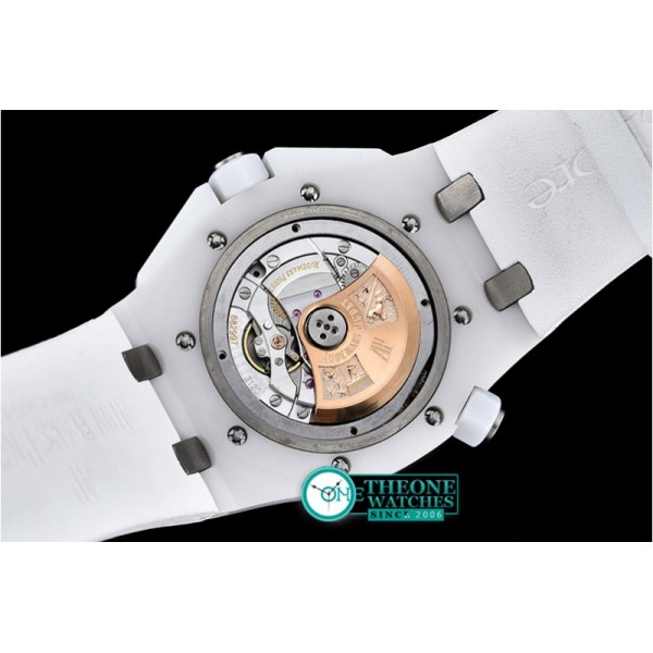 Audemars Piguet - Royal Oak Diver Ceramic CER/RU Wht/Blue BP MY9015 Mod