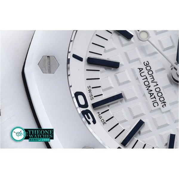 Audemars Piguet - Royal Oak Diver Ceramic CER/RU Wht/Blue BP MY9015 Mod