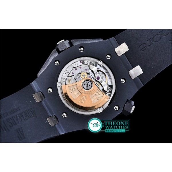 Audemars Piguet - Royal Oak Diver Ceramic CER/RU Blk/Org Noob A2824 Mod