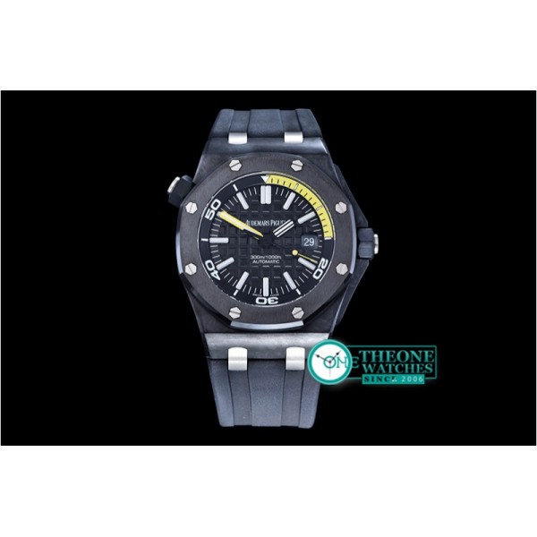 Audemars Piguet - Royal Oak Diver FC/RU Blk/Yellow Noob A2824 Mod