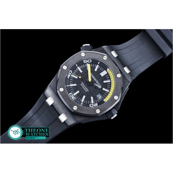 Audemars Piguet - Royal Oak Diver FC/RU Blk/Yellow Noob A2824 Mod