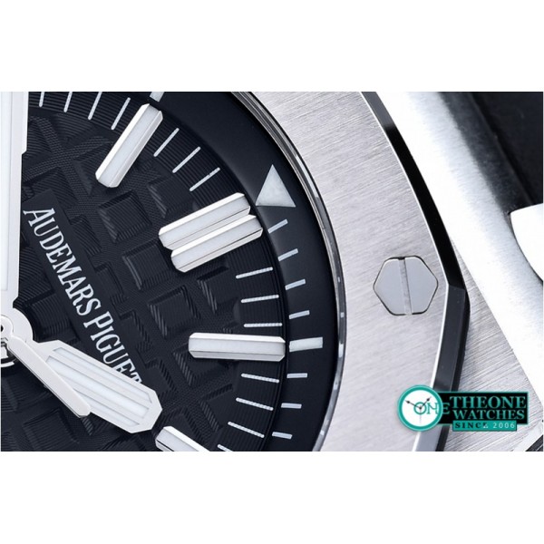 Audemars Piguet - Royal Oak Diver SS/RU Black Noob A2824 Mod