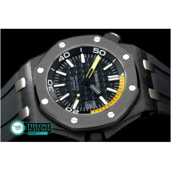 Audemars Piguet - Forge Carbon Diver FC/RU Black Asia Clone 2824