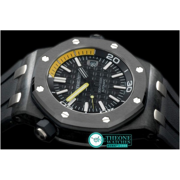 Audemars Piguet - Forge Carbon Diver FC/RU Black Asia Clone 2824