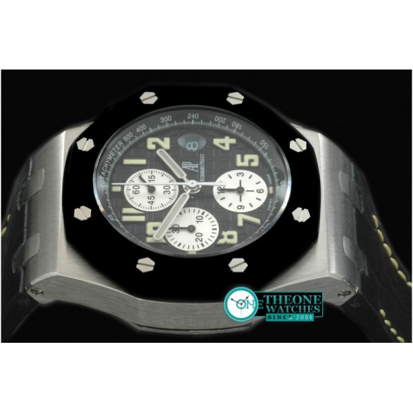 Audemars Piguet - Royal Oak Offshore Novelty CER/RU Blk/RG JF A7750 Mod