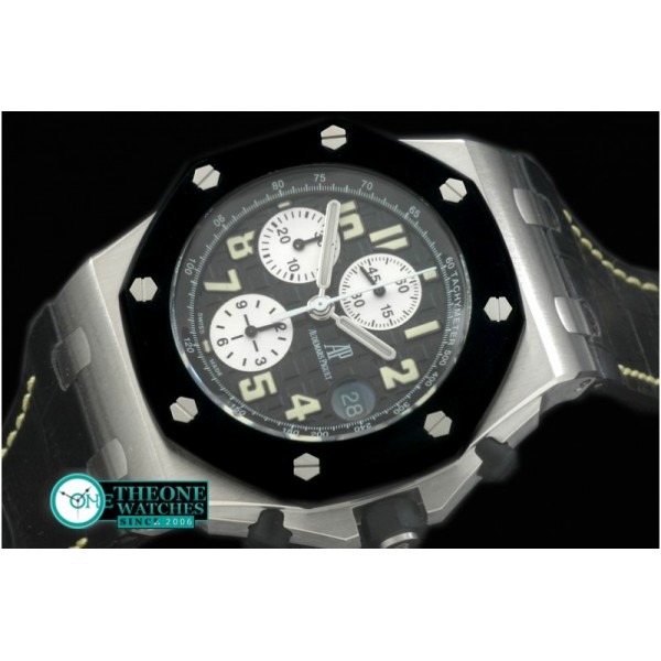 Audemars Piguet - Royal Oak Offshore Novelty CER/RU Blk/RG JF A7750 Mod