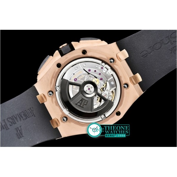 Audemars Piguet - Royal Oak Offshore Novelty CER/RG/RU Blk JF A7750 Mod