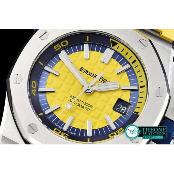 Audemars Piguet - Royal Oak Diver SS/RU Yellow JF MY9015 Mod A3120