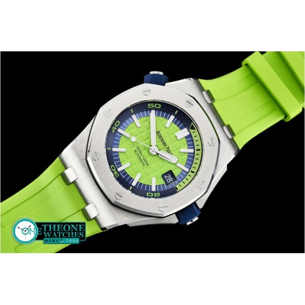 Audemars Piguet - Royal Oak Diver SS/RU Green JF MY9015 Mod A3120