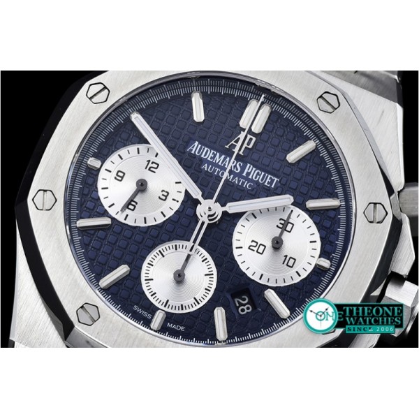 Audemars Piguet - Royal Oak Chronograph 26320ST SS/SS Blue/Wht JHF A7750