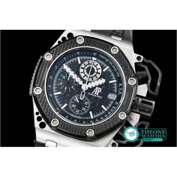 Audemars Piguet - Royal Oak Survivor SS/RU Black VK Quartz Chronograph