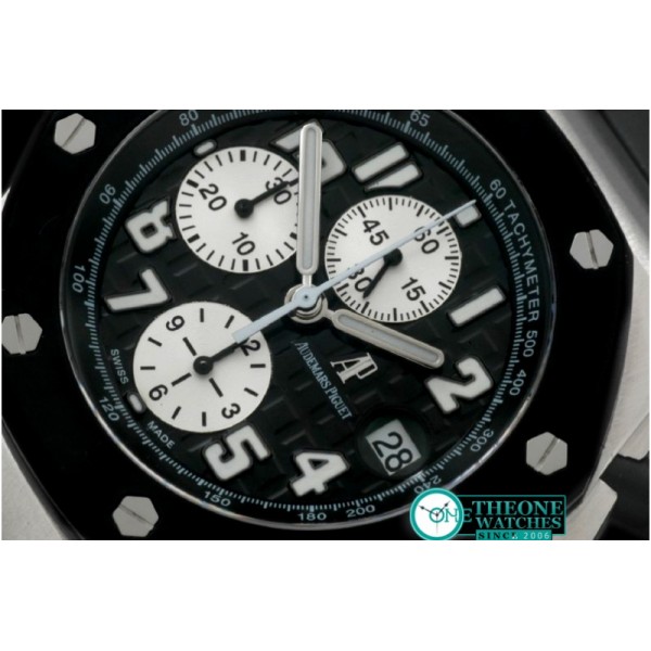 Audemars Piguet - Royal Oak Chrono SS/RU Black R-Clad A-7750