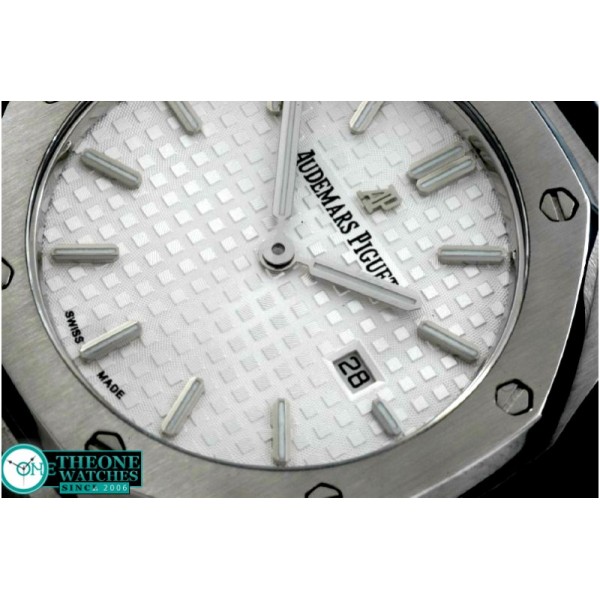 Audemars Piguet - Royal Oak Ladies SS/LE White S-Qtz