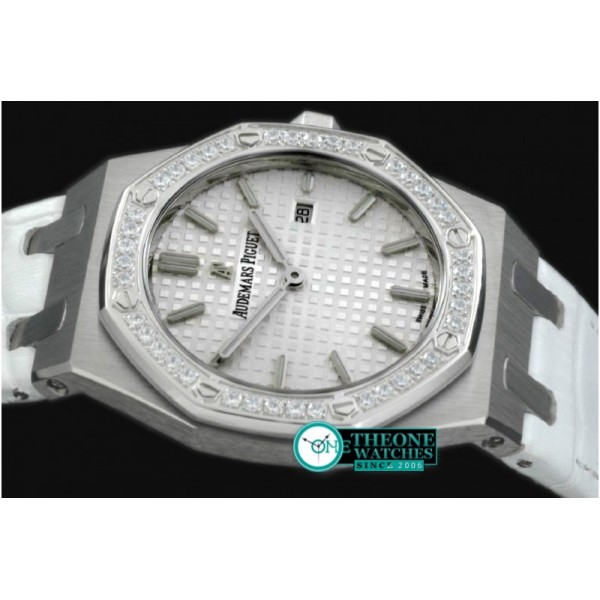 Audemars Piguet - Royal Oak Ladies SS/LE White S-Qtz