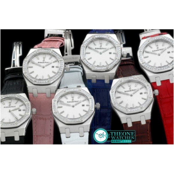 Audemars Piguet - Royal Oak Ladies SS/LE White S-Qtz