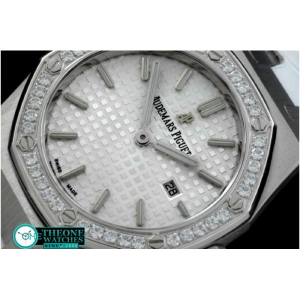 Audemars Piguet - Royal Oak Ladies SS/LE White S-Qtz