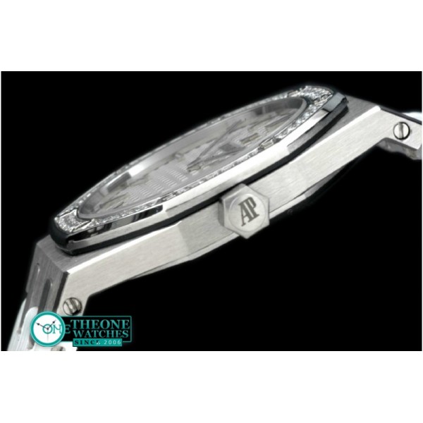 Audemars Piguet - Royal Oak Ladies SS/LE White S-Qtz