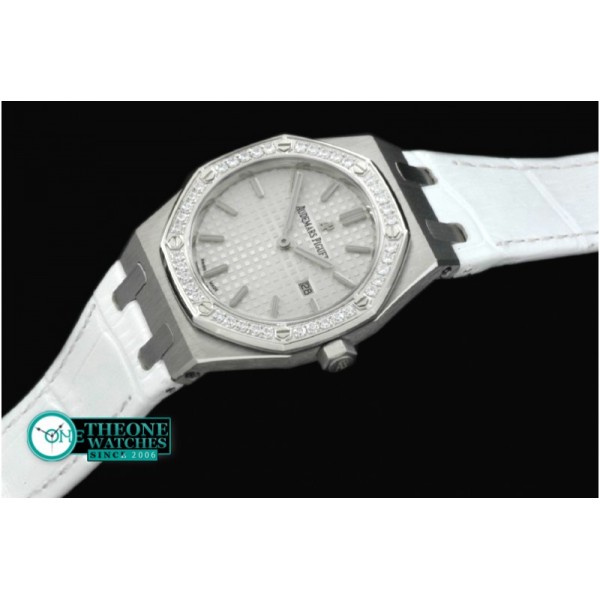 Audemars Piguet - Royal Oak Ladies SS/LE White S-Qtz