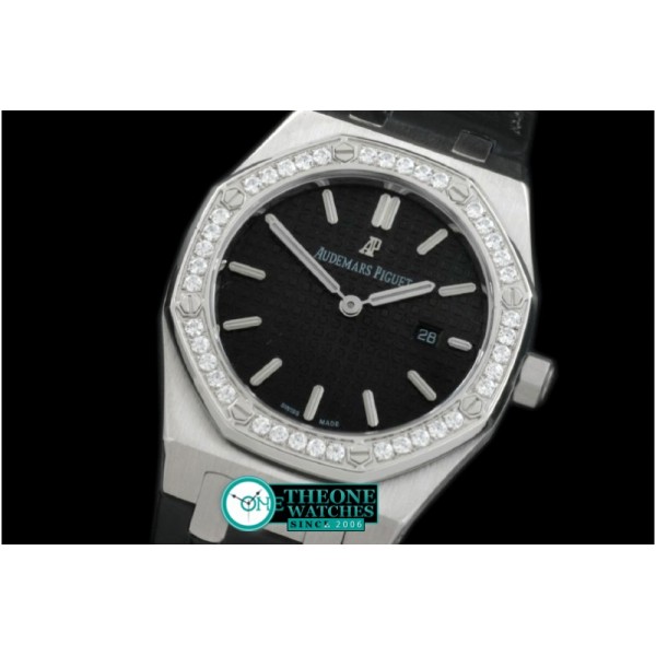 Audemars Piguet - Royal Oak Ladies SS/LE Black S-Qtz