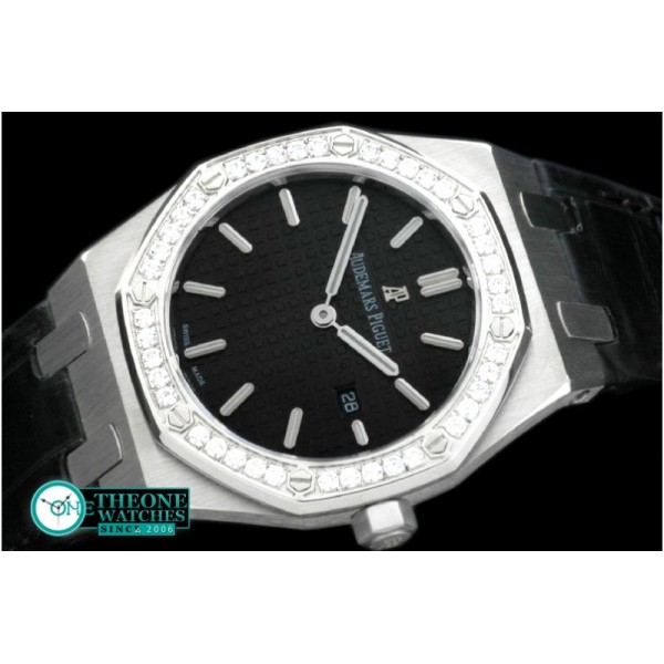 Audemars Piguet - Royal Oak Ladies SS/LE Black S-Qtz