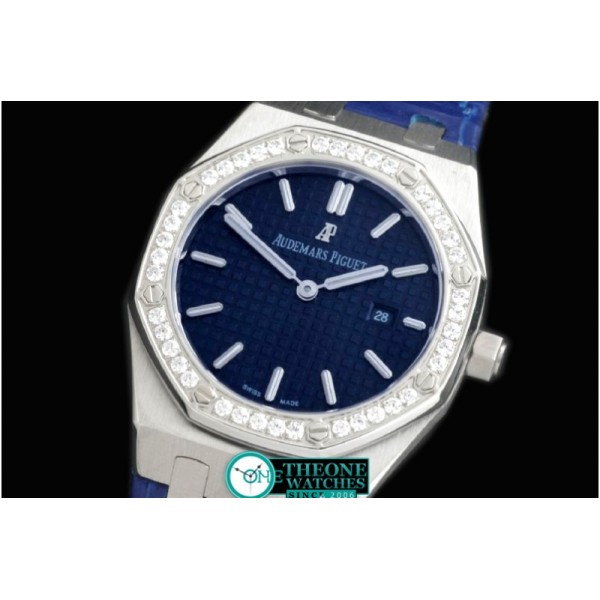 Audemars Piguet - Royal Oak Ladies SS/LE Blue S-Qtz