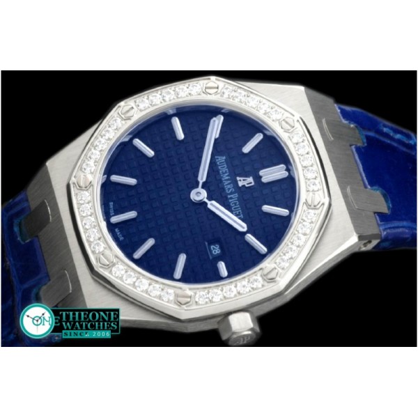 Audemars Piguet - Royal Oak Ladies SS/LE Blue S-Qtz