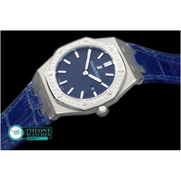 Audemars Piguet - Royal Oak Ladies SS/LE Blue S-Qtz