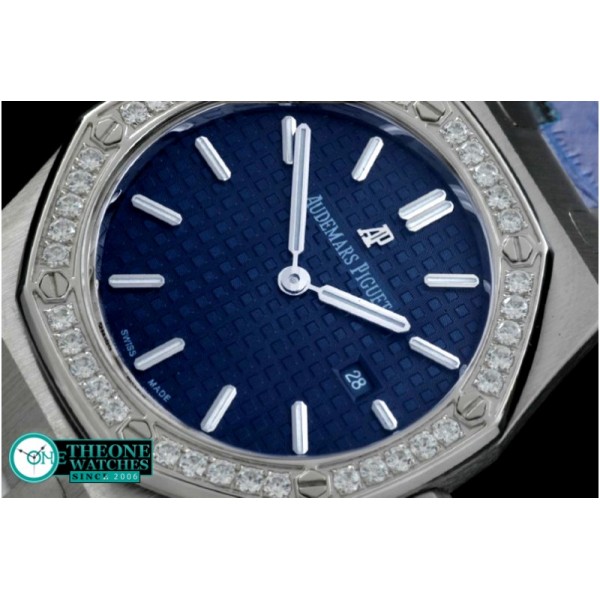 Audemars Piguet - Royal Oak Ladies SS/LE Blue S-Qtz