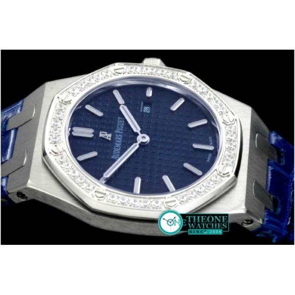 Audemars Piguet - Royal Oak Ladies SS/LE Blue S-Qtz