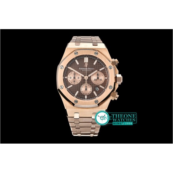 Audemars Piguet - Royal Oak Chronograph 26320ST RG/RG Brown JHF A7750