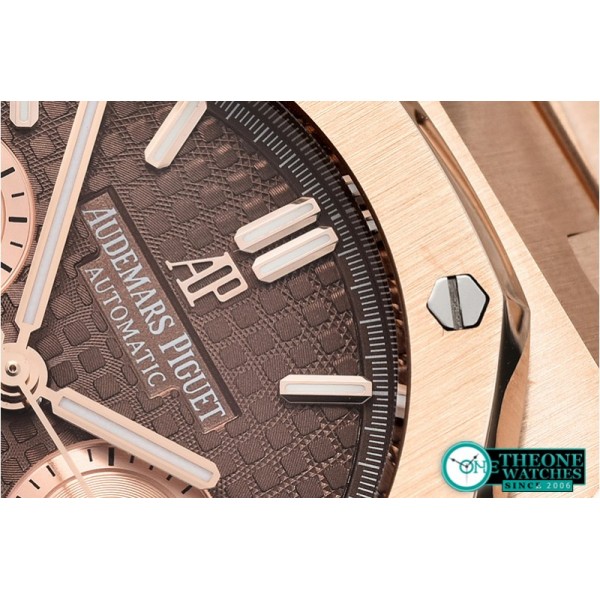 Audemars Piguet - Royal Oak Chronograph 26320ST RG/RG Brown JHF A7750