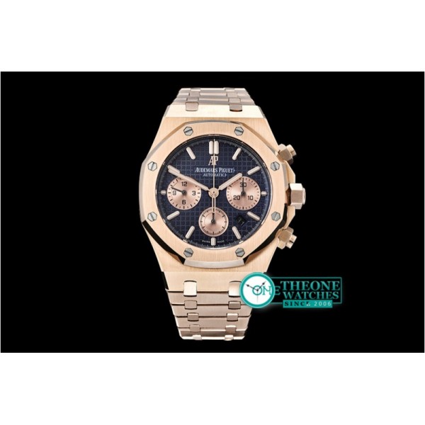 Audemars Piguet - Royal Oak Chronograph 26320ST RG/RG Blue/RG JHF A7750