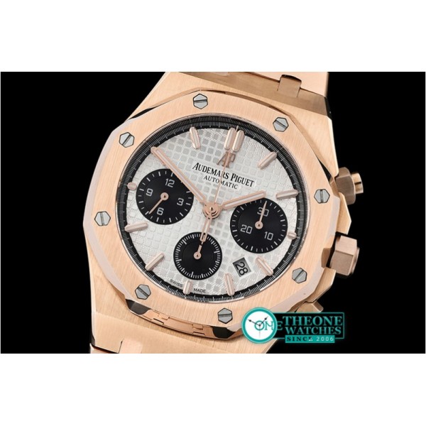 Audemars Piguet - Royal Oak Chronograph 26320ST RG/RG Wht/Blk JHF A7750