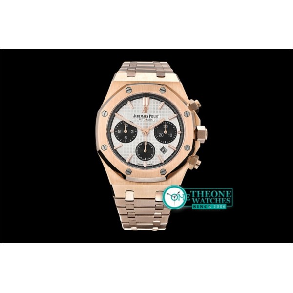 Audemars Piguet - Royal Oak Chronograph 26320ST RG/RG Wht/Blk JHF A7750