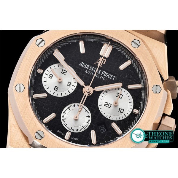 Audemars Piguet - Royal Oak Chronograph 26320ST RG/RG Blk/Wht JHF A7750