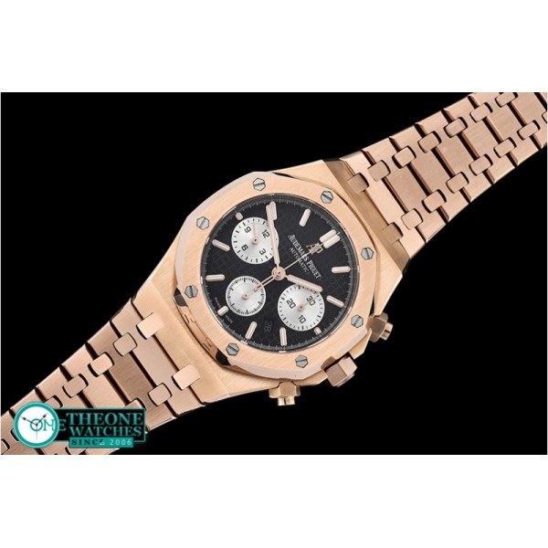 Audemars Piguet - Royal Oak Chronograph 26320ST RG/RG Blk/Wht JHF A7750