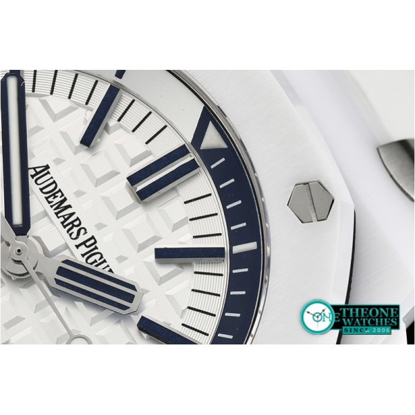 Audemars Piguet - Royal Oak Diver 15707 CER/RU White XF Asia 2836 Mod