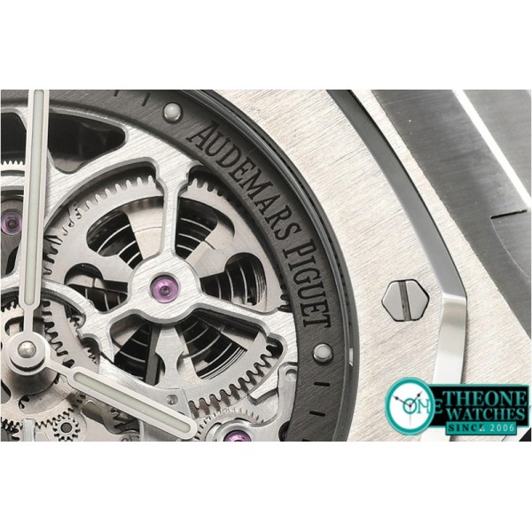 Audemars Piguet - Royal Oak Skeletonal Tourbillon SS/SS Grey Manual Wind