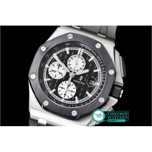 Audemars Piguet - RO Offshore Novelty 2017 Cer TI/RU Blk/Wht JF A7750 Mod