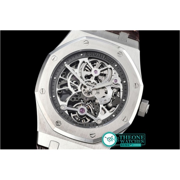 Audemars Piguet - Royal Oak Skeletonal Tourbillon SS/LE Gray Manual Wind