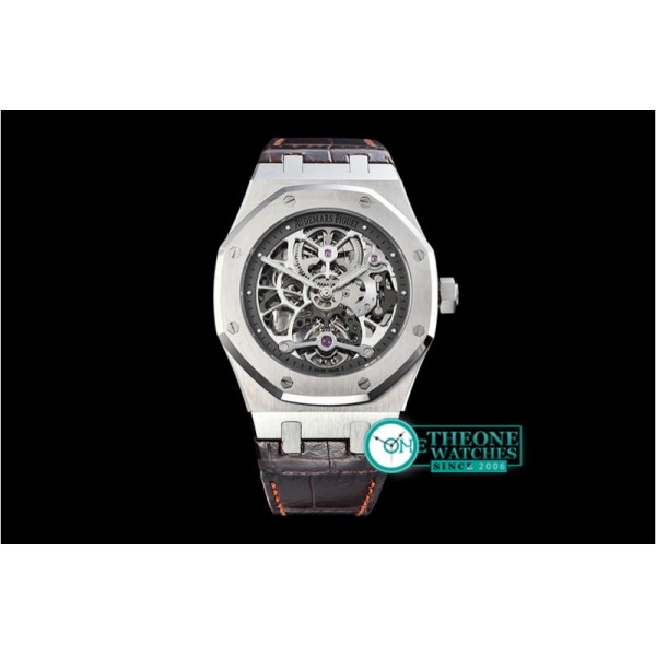 Audemars Piguet - Royal Oak Skeletonal Tourbillon SS/LE Gray Manual Wind