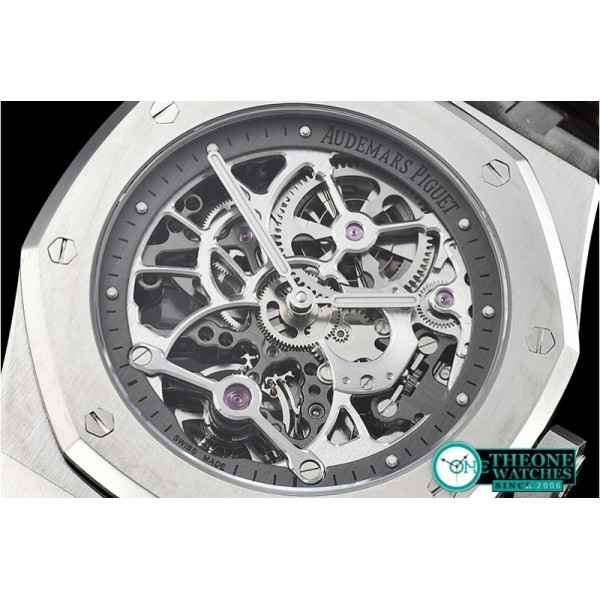 Audemars Piguet - Royal Oak Skeletonal Tourbillon SS/LE Gray Manual Wind