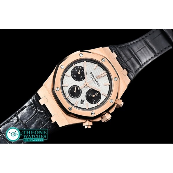 Audemars Piguet - Royal Oak Chronograph 26320ST RG/LE Wht/Blk JHF A7750