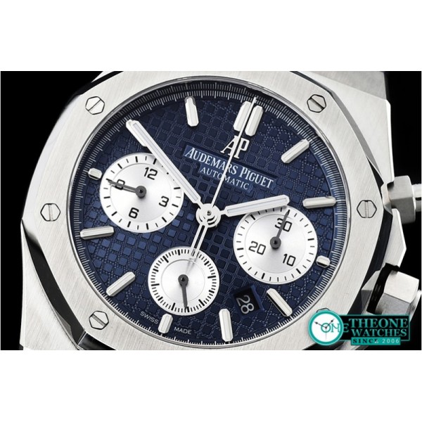 Audemars Piguet - Royal Oak Chronograph 26320ST SS/LE Blue/Wht JHF A7750