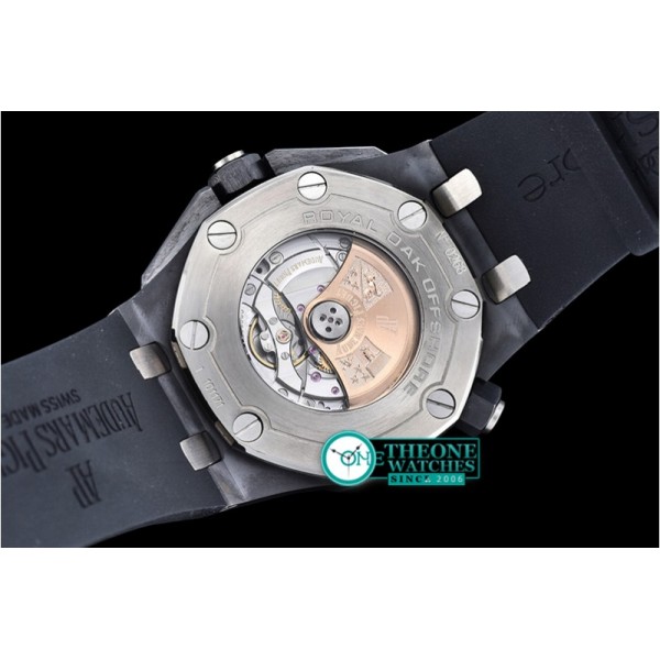 Audemars Piguet - Royal Oak Diver Ceramic CER/RU Blk/Org BP SP MY9015 Mod