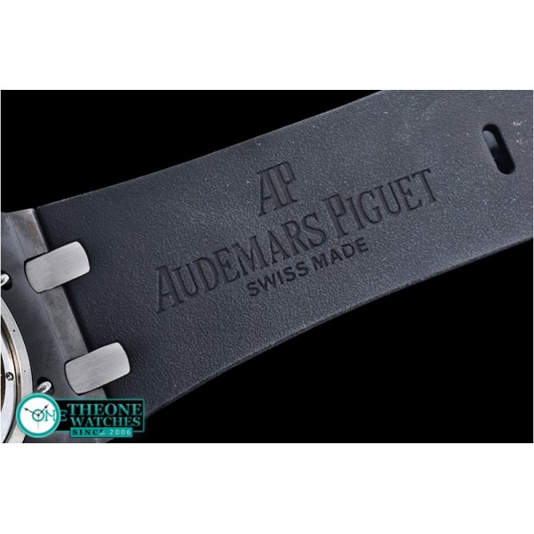 Audemars Piguet - Royal Oak Diver Ceramic CER/RU Blk/Org BP SP MY9015 Mod