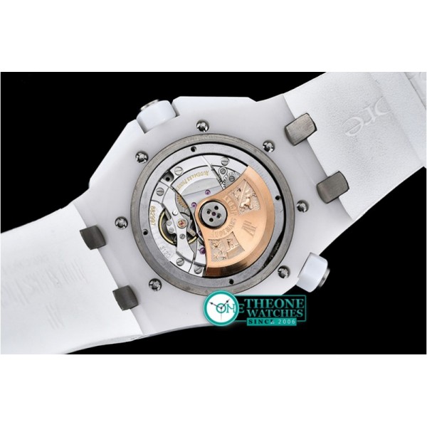 Audemars Piguet - Royal Oak Diver 15707 Wht CER/RU White BP SP MY9015 Mod